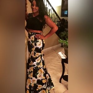 Two piece ball gown!